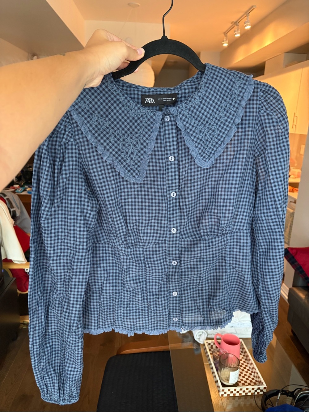 Zara Button-Up Blouse